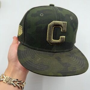 New Era Cleveland Indians MLB Armed Forces Day On-Field 59FIFTY fitted hat